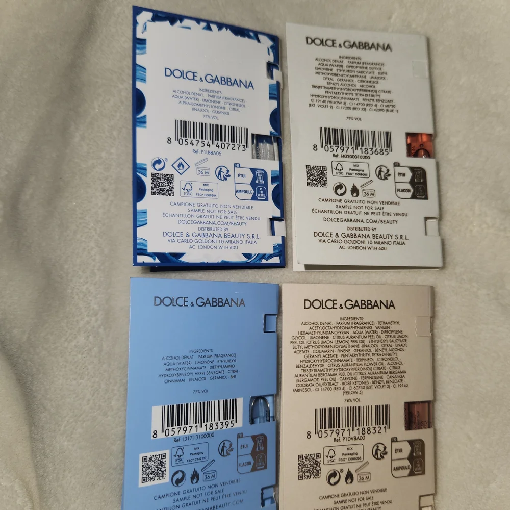 Dolce&Gabbana : Devotion intense, Light Blue, Devotio edp, Capri In Love SAMPLES - Picture 3 of 7